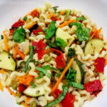 Bowl of pasta with vegetables